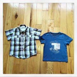 TIMBERLAND Shirt and Tee-shirt set (2T)